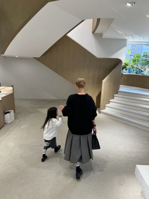 立體打褶毛呢裙 長裙 百褶裙