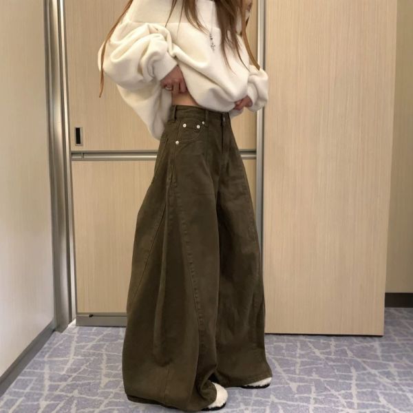 份量感繭形寬褲 繭形寬褲