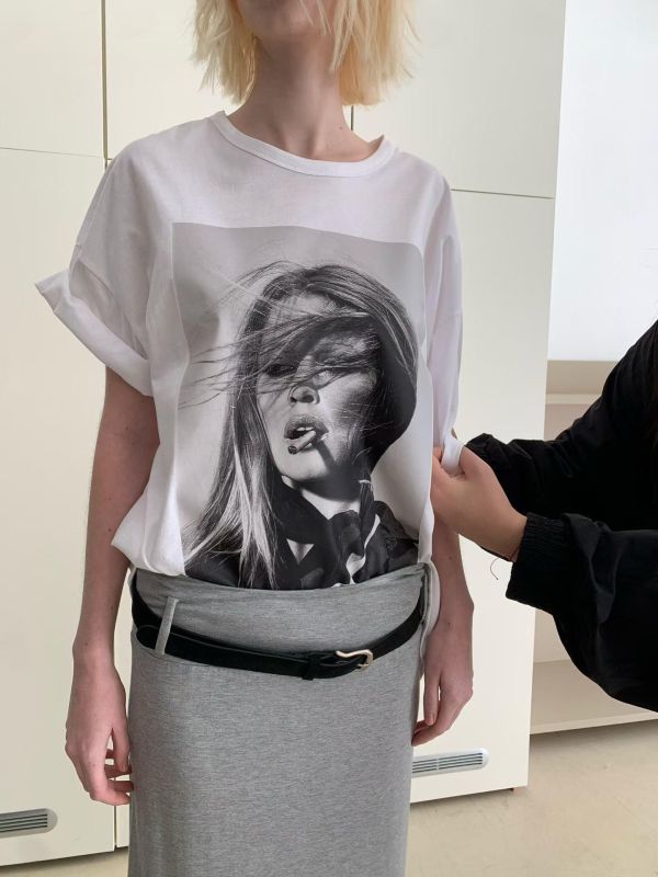 慵懶圖案Oversized Tee 圖案 Tee
