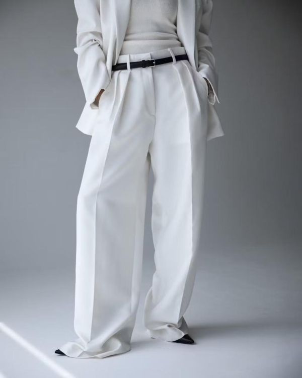 寬版高腰西裝褲 西裝褲