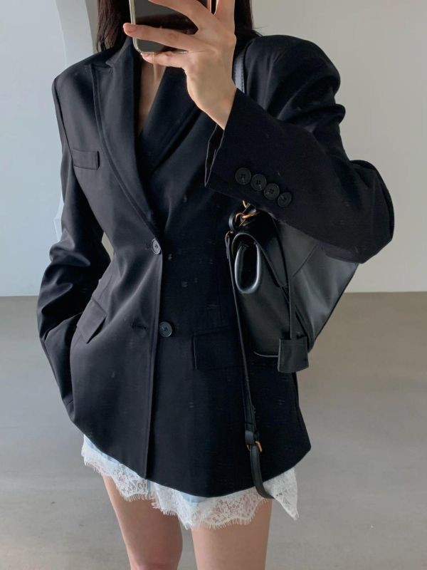 極簡肩線西裝外套 西裝外套