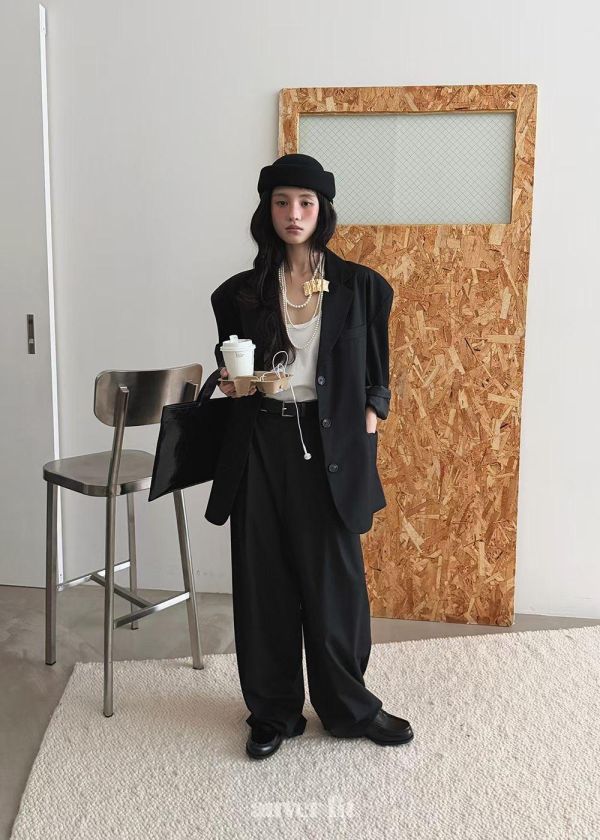 經典打摺西裝褲 西裝褲