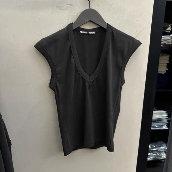 修身V領T-shirt T-shirt TEE 短袖上衣