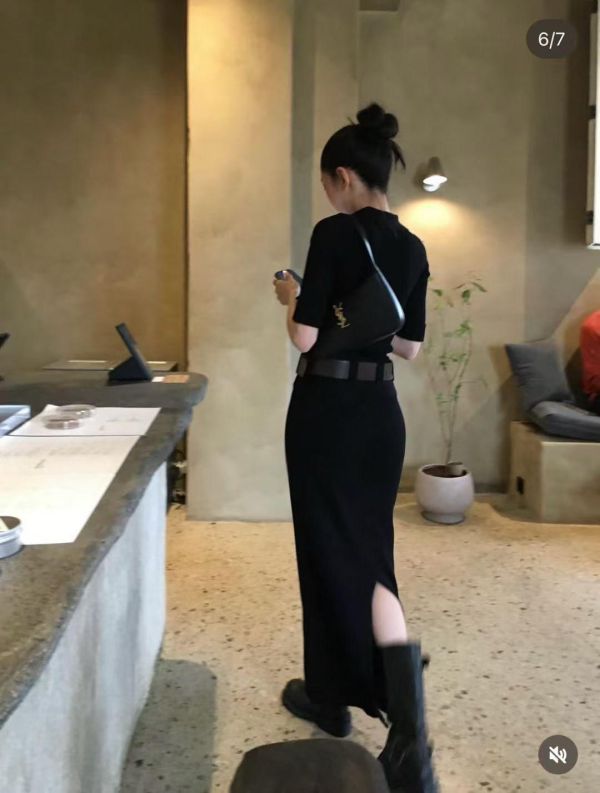 翻領開襟針織兩件式套組 針織兩件式套組