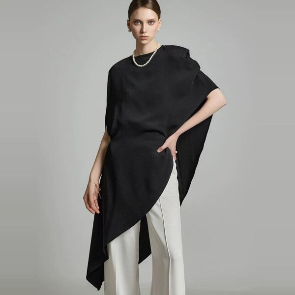Asym Flow 不對稱垂墜上衣 不對稱垂墜上衣