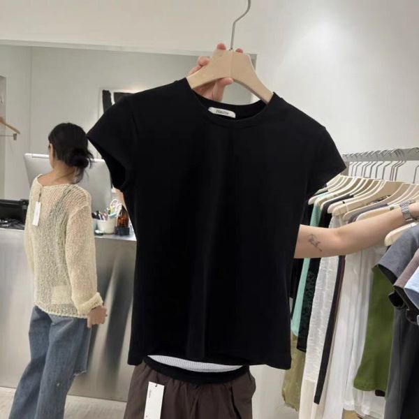 微彈修身Tee Tee T-SHIRT