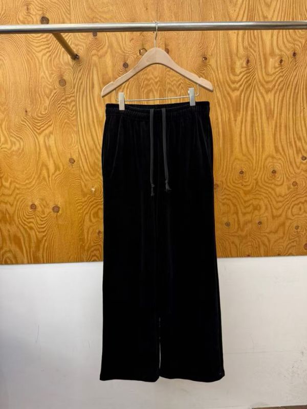 柔絨垂墜修身長褲 棉褲