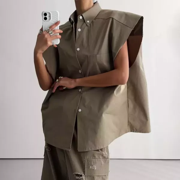率性廓型襯衫 襯衫