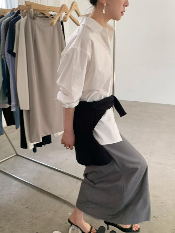 經典寬版抗皺襯衫 襯衫