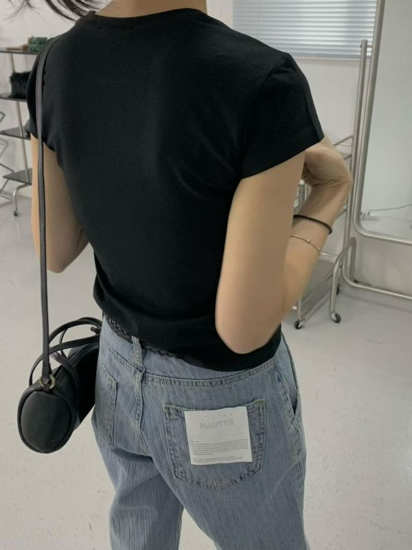 微彈修身Tee Tee T-SHIRT