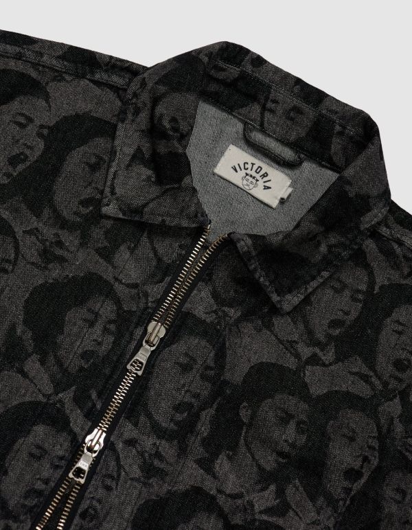 CHOIRHEAD ZIP DENIM JACKET 