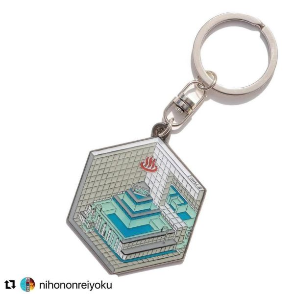 【Fulltimefurotime】｜「I MISS 湯ト◯ワ」金屬鑰匙圈 