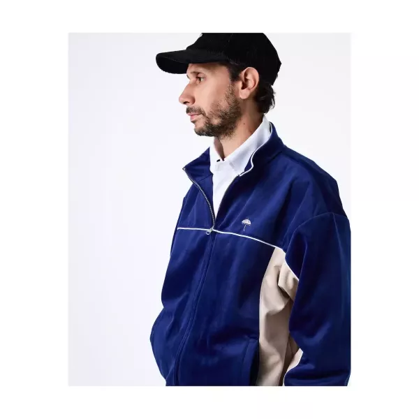 DONNY TRACKSUIT JACKET NAVY/BEIGE 