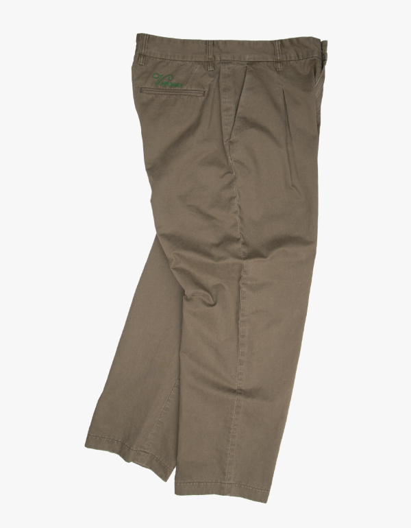 INVERTED PLEATS CHINO（SWAMP） 