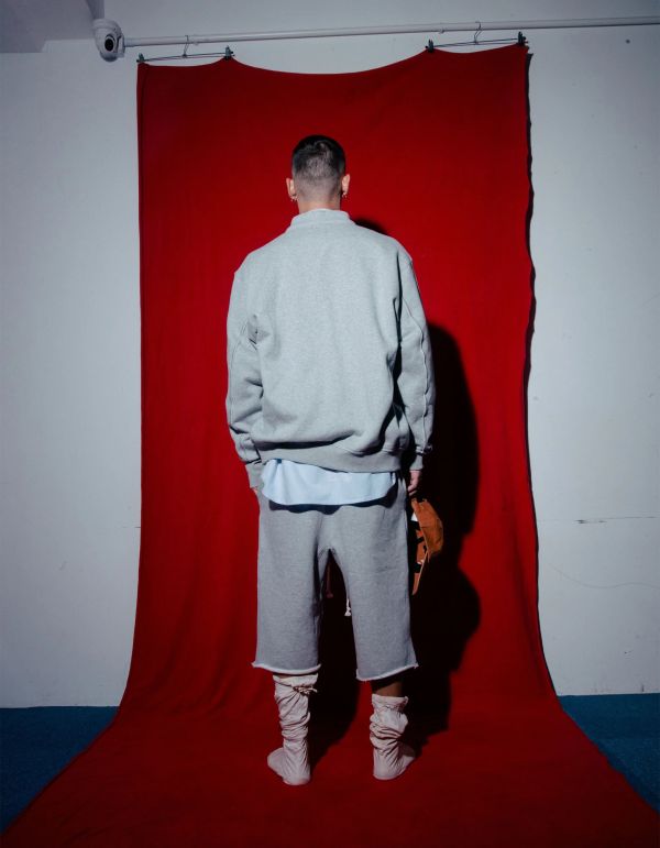 VIC X YP MOCKNECK ZIP-UP SWEATER 