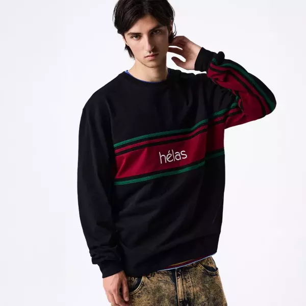 CLINT LONG SLEEVE TEE BLACK 