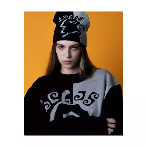 DIEU GREC BEANIE BLACK/GREY 