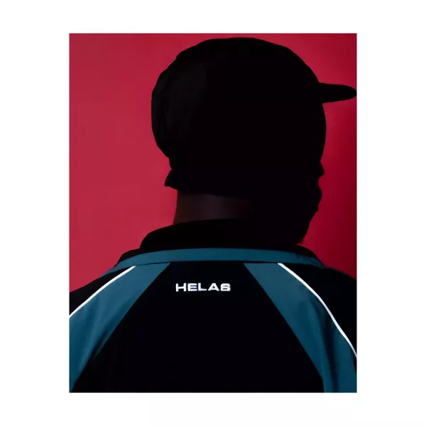 READY TRACKSUIT JACKET BLACK/GREEN/WHITE 