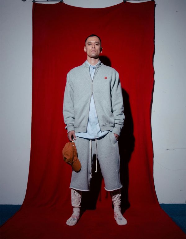 VIC X YP MOCKNECK ZIP-UP SWEATER 