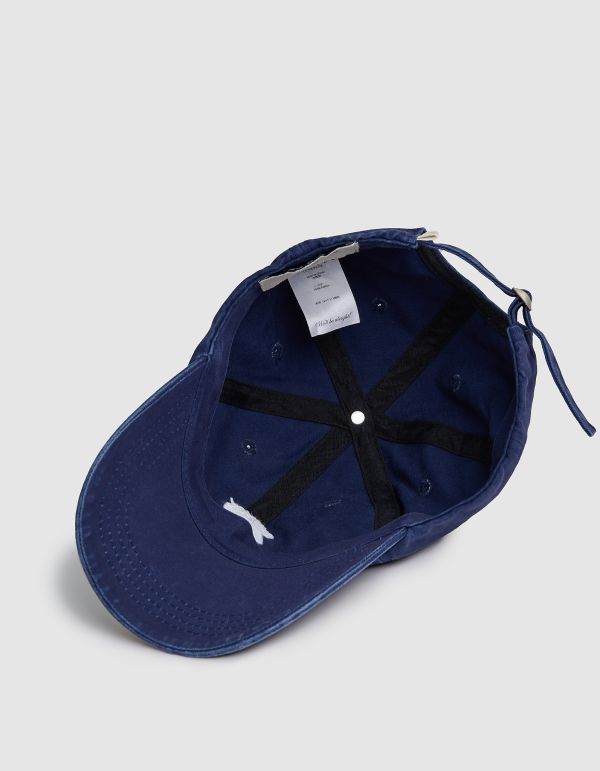 QUEENHEAD LOGO CAP（WASHED NAVY） 