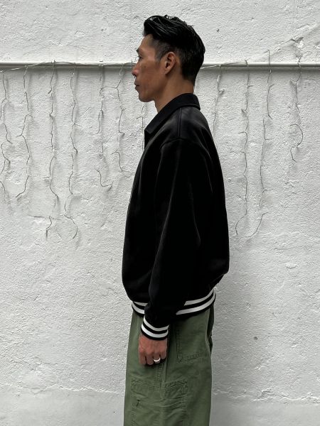 HANDDRAWN GOTHIC HALF ZIP SWEATSHIRT 