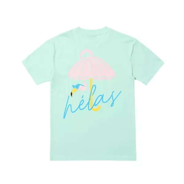 FLAMINGO TEE LIME 