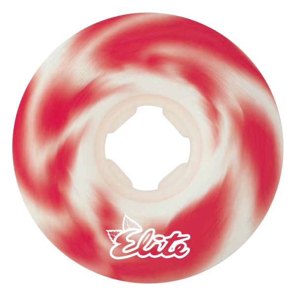 【OJ WHEELS】WINKOWSKI MUSHROOM ELITE EZ EDGE RED / WHITE SWIRL 53mm 101a 