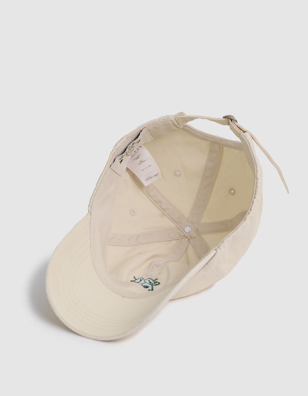 QUEENHEAD LOGO CAP（WASHED NATURAL） 