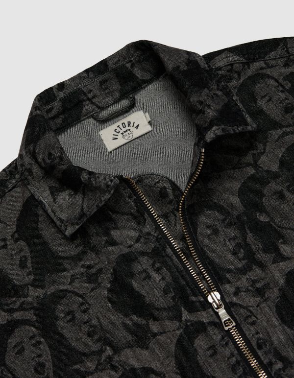 CHOIRHEAD ZIP DENIM JACKET 