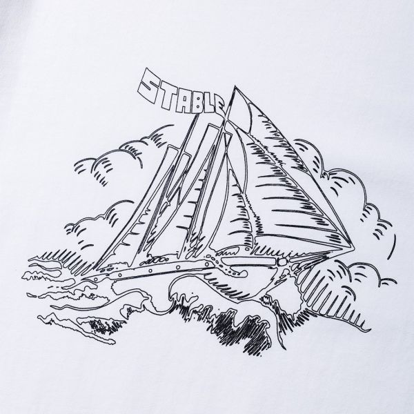 Boat Tee（White） 