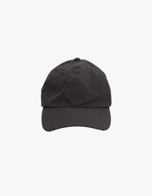 NYLON QH LOGO CAP（BLACK） 