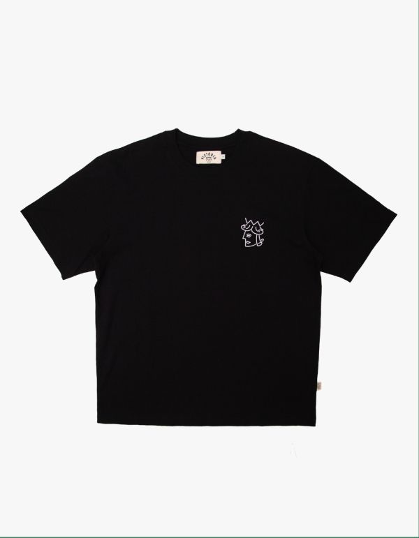 QUEENHEAD LOGO S/S TEE_BLACK 