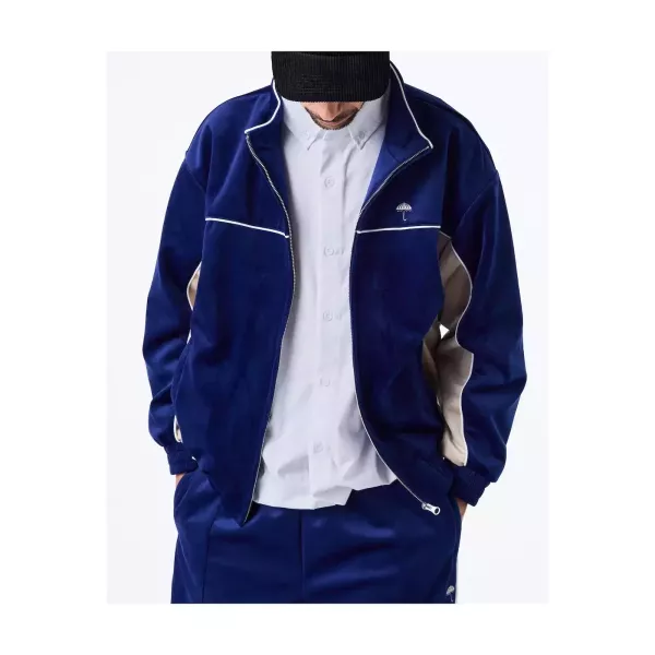 DONNY TRACKSUIT JACKET NAVY/BEIGE 