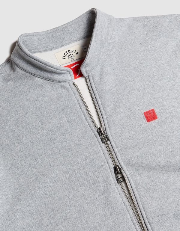 VIC X YP MOCKNECK ZIP-UP SWEATER 