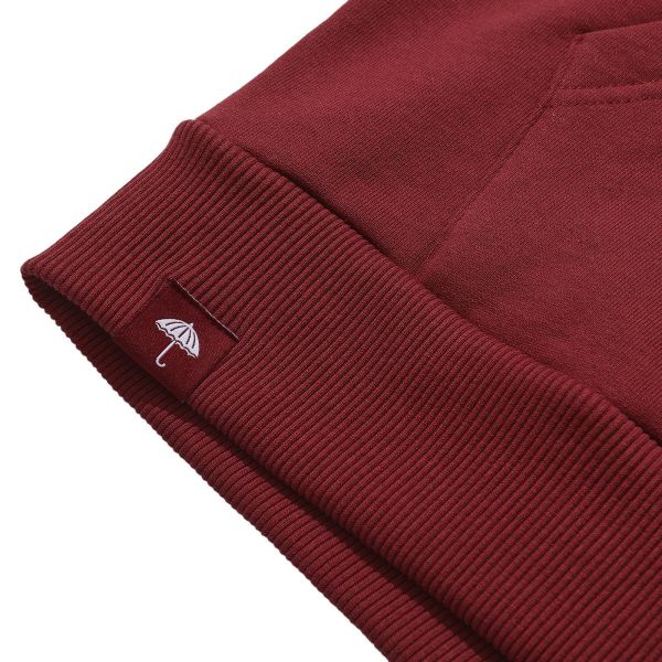 HELASTOWN HOODIE BURGUNDY 