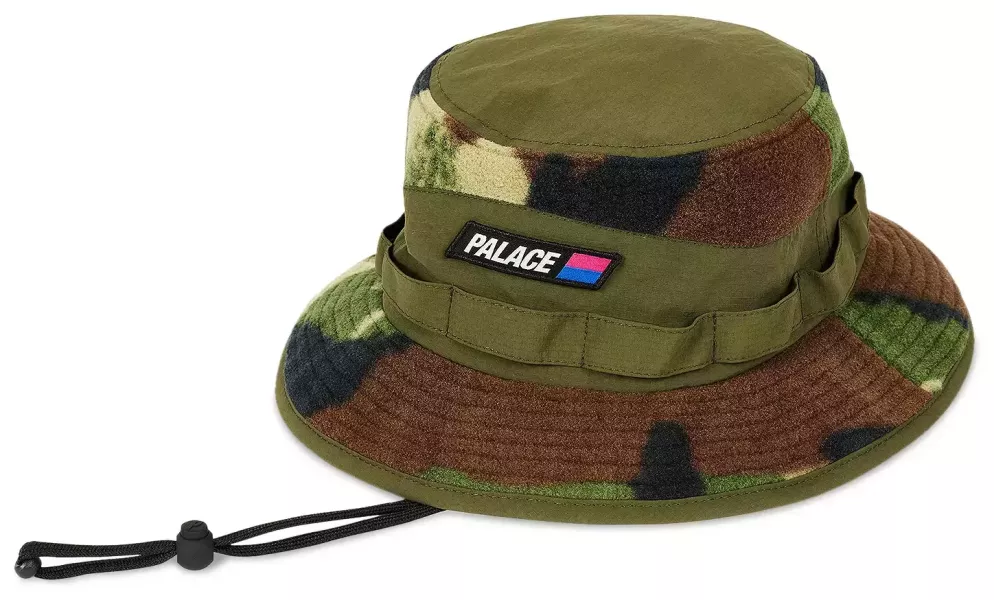 PALACE POLARTEC BOONIE WOODLAND CAMO 