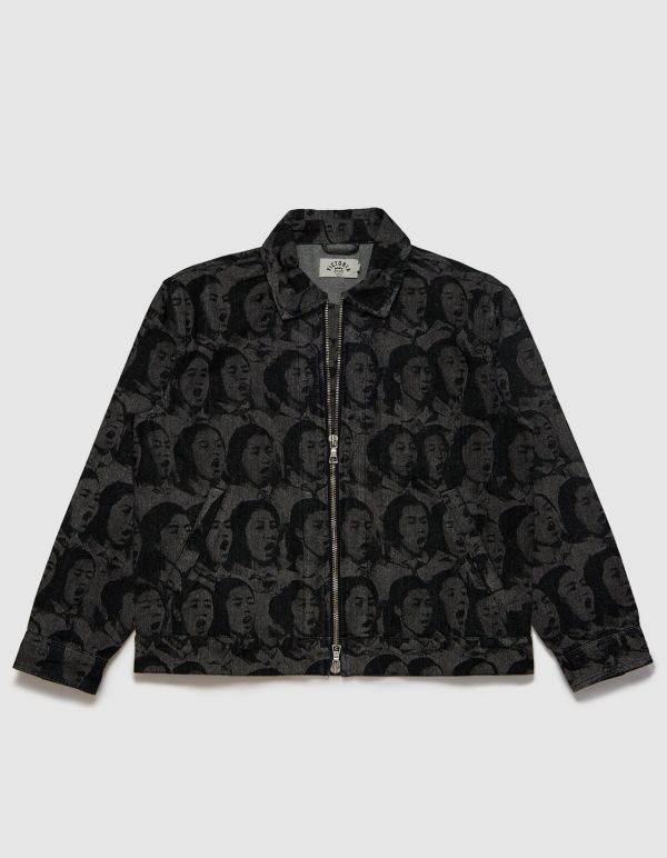 CHOIRHEAD ZIP DENIM JACKET 