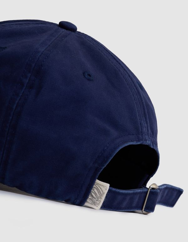 QUEENHEAD LOGO CAP（WASHED NAVY） 
