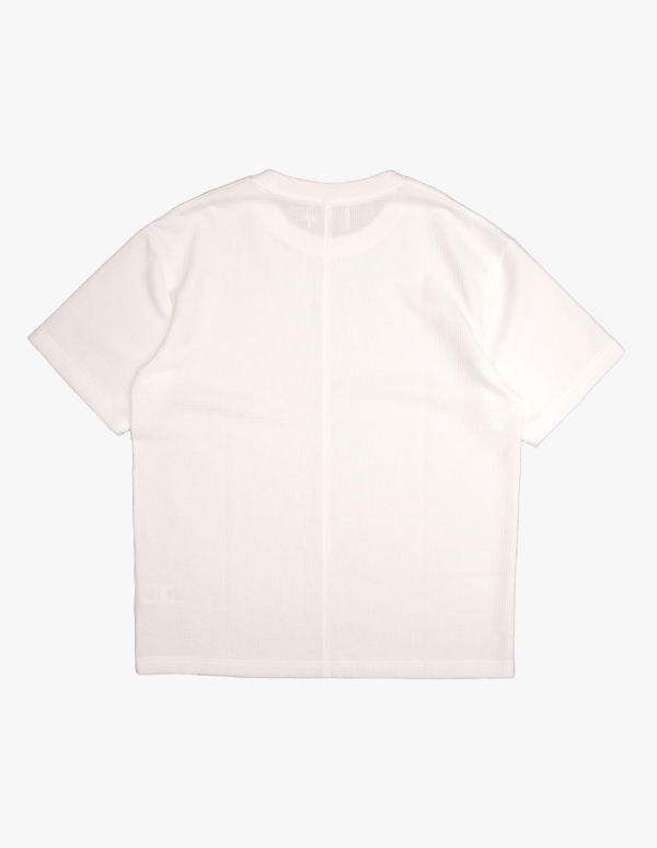 WAFFLE S/S TEE（WHITE） 