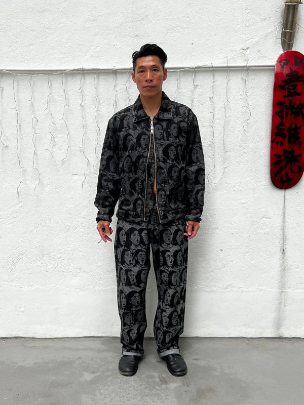 CHOIRHEAD ZIP DENIM JACKET 