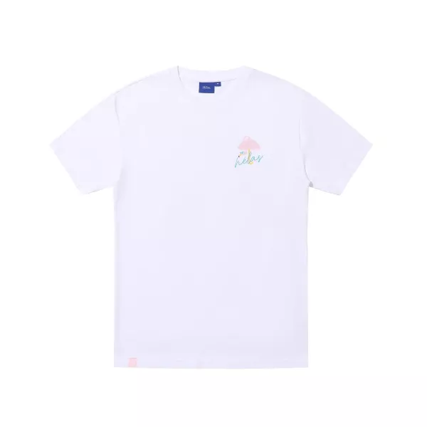 FLAMINGO TEE WHITE 
