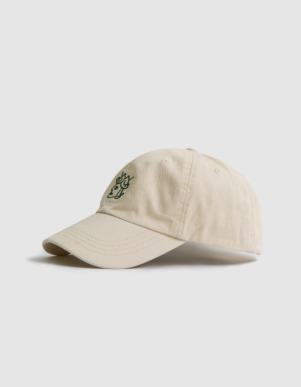 QUEENHEAD LOGO CAP（WASHED NATURAL） 