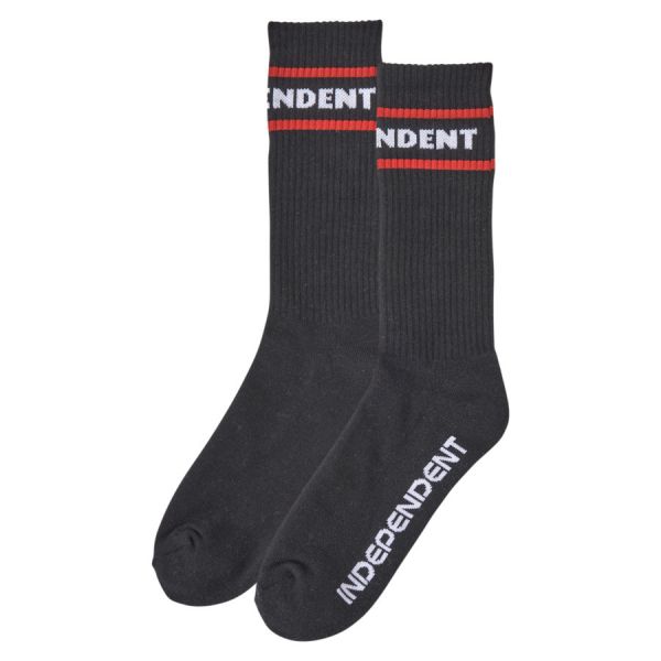 【INDEPENDENT】ITC STREAK CREW SOCKS 