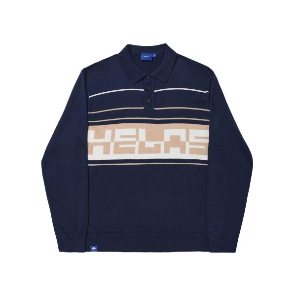 PULO POLO LS KNIT NAVY 