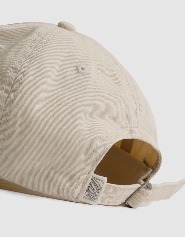 QUEENHEAD LOGO CAP（WASHED NATURAL） 