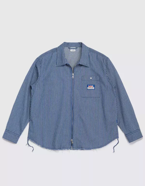 LION ROCK HICKORY ZIP SHIRT 