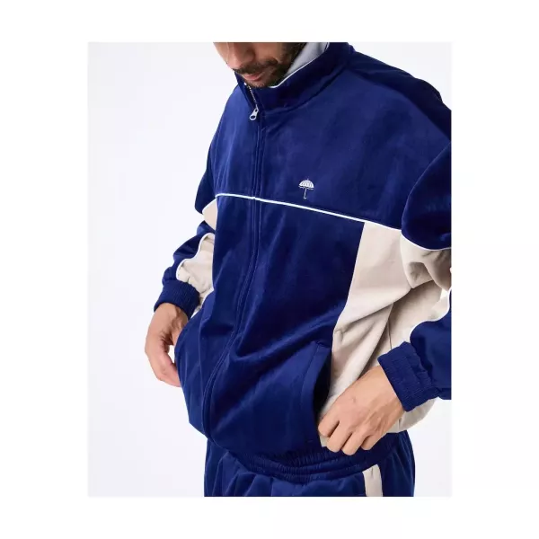 DONNY TRACKSUIT JACKET NAVY/BEIGE 