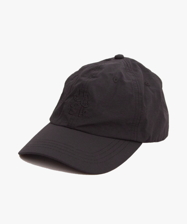 NYLON QH LOGO CAP（BLACK） 