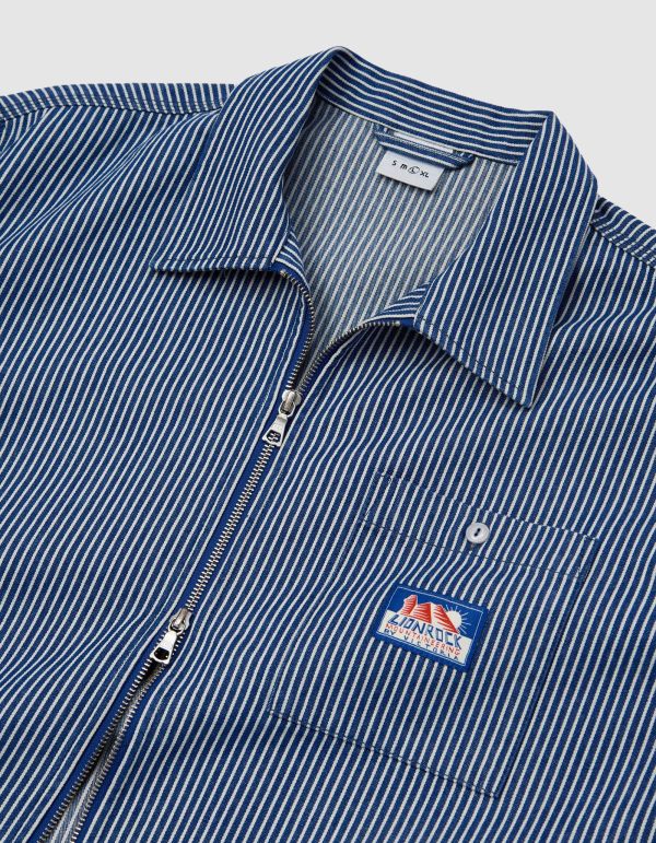 LION ROCK HICKORY ZIP SHIRT 