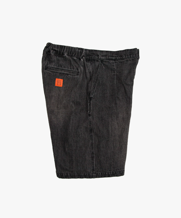 DENIM SHORTS（WASHED BLACK） 